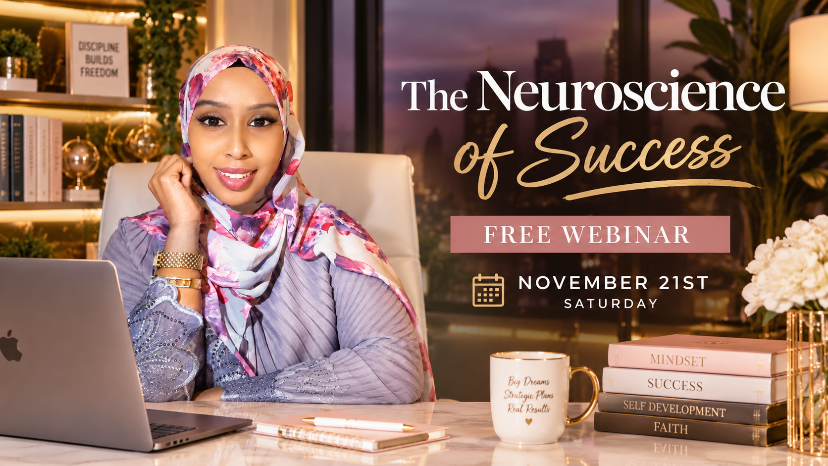 The Neuroscience of Success — free webinar with Amal Maow, Saturday, November 21